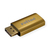 ROLINE 12.03.3158 tussenstuk voor kabels DisplayPort HDMI Goud