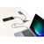 Manhattan USB-C & USB-A combo dock/hub, poorten (4): USB-A (2×) + USB-C (2×), 5 Gbps (USB 3.0), hoekvorm voor makkelijke toegang, USB-gevoed (geen externe voeding vereist)