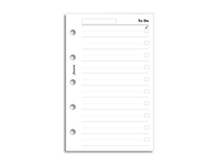 Einlage Filofax Mini Notizpapier To Do weiss liniert