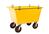 Abfallwagen Abfallsammler KM143075-L, 1220x580x850, Hubbeschläge, Tragfähigkeit 400kg, lackiert Gelb