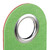 Relaxdays Türschild "Besetzt Frei", 6er Set, WC Schild zum Aufhängen, beidseitig, Bad & Büro, Filz Türhänger, rot/grün