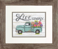 Counted Cross Stitch Kit: Flower Truck