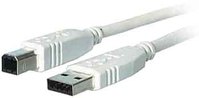 USB2.0 HighSpeed-Kabel 3,0m gr A-B K5255.3