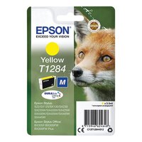 Epson T1284 Yellow Inkjet Cartridge (Capacity: 260 pages) C13T12844012