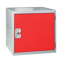 One Compartment Cube Locker D300mm Red Door MC00089