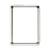 5 Star Facilities Clip Display Frame Aluminium with Fixings Front-loading A1 594x13x841mm Silver