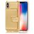 NALIA Wallet Cover compatible with iPhone X / XS Case, Protective Hardcase with Mirror & Card Slots & Magnetic Closure, Shiny PU Leather Bumper Shockproof Mobile Phone Back Prot...