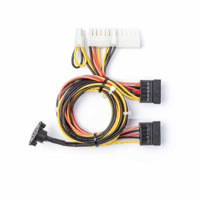 12 V-Mainboardkabel, 0,5 m, DIN-Stecker 4-polig, EPS/4Pin/2x Sata, für Netzteil-