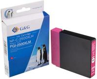 G&G Tinta helyettesíti Canon PGI-2500M XL Kompatibilis Bíbor NP-C-2500XLM 1C2500M