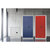 Armario de puertas batientes UNIVERSAL, H x A x P 1000 x 914 x 400 mm, 1 balda galvanizada, 2 pisos de archivadores, gris luminoso.