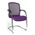 OPEN CHAIR: la silla de diseño para visitas, sillón oscilante con respaldo reticulado, UE 2 unid., en azul real.