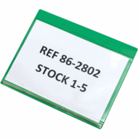 Kennzeichnungshülle Dry-Zip A4 quer PVC VE=10 Stück grün