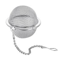 Olympia Mesh Stainless Steel Tea Strainer with Edge Chain and Hook Clips 50�mm