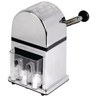Olympia Manual Ice Crusher Chrome Effect Stainless Steel Large Top Opening