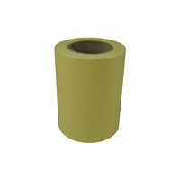 Normalansicht - ECOBRA ECO Tapes, beschreibbare Haftnotizrollen aus 100 % Recyclingpapier, Breite 60 mm x Länge 12 m, Farbe Gelb, ohne Abroller