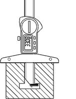 Messeinsatz für Tiefenmessschieber HP