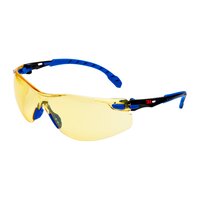 3M™ Solus™ 1000 Schutzbrille, blau/schwarzer Rahmen, Scotchgard™ Anti-Fog-/Antikratz-Beschichtung (K&N), gelbe Scheibe, S1103SGAF-EU