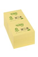 Post-it® Recycling Notes 6541GE, gelb, 76 x 76 mm, 6 Blöcke à 100 Blatt