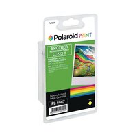 Polaroid Brother LC223Y Remanufactured Inkjet Cartridge Yellow LC223Y-COMP PL
