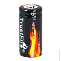 Unité(s) Accus Lithium-Ion TRUSTFIRE TF16340 (CR123)+PCM 3.7V 880mAh CT