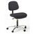 Economy anti-static/conductive chair, height adjustment 430-560mm - charcoal fabric