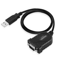 Eminent USB naar Serieel Adapter Kabel 0.6 Meter - Zwart