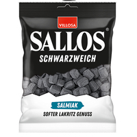 Sallos Schwarzweich Salmiak, Lakritz, 200g Beutel