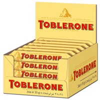 Toblerone MINI, Schokolade, 24 Riegel je 35g