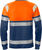High Vis T-Shirt Langarm Kl.1, 7519 THV Warnschutz-orange/marine - Rückansicht
