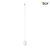 Pendelleuchte FENDA, 150cm, mit offenem Kabel, E27, ohne Schirm, Weiß