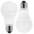 LED SMD Birnenlampe A60, E27, 5.5W 2700K 470lm 180°, weiß / matt, DOPPELPACK
