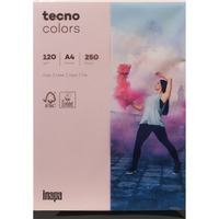 Kopierpapier tecno® colors, DIN A4, 120 g/m², Pack: 250 Blatt, hellrosa