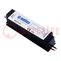 Power supply: switched-mode; LED; 15W; 36÷50VDC; 0.3A; 180÷264VAC