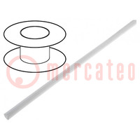Insulating tube; fiberglass; -40÷180°C; Øint: 3mm; 4.3kV/mm; reel