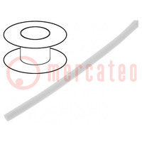 Insulating tube; fiberglass; -40÷180°C; Øint: 4mm; 4.3kV/mm; reel