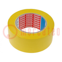 Tape: marking; yellow; L: 33m; W: 50mm; self-adhesive; Thk: 180um