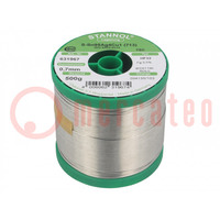 Soldering wire; Sn95,5Ag3,8Cu0,7; 0.7mm; 0.5kg; lead free; reel