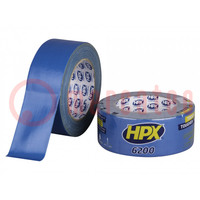 Tape: reparatie; W: 48mm; L: 25m; Thk: 0,3mm; blauw (licht); max.60°C