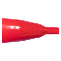 Isolator; 5kV; rood; PVC; 127mm; BU-21