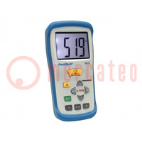 Meter: temperature; digital; LCD; 3,5 digit (1999); -50÷1300°C