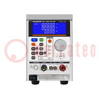 Electronic load DC; 0÷80V; 0÷50A; 250W; PEL-500; 205x123x477mm