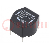 Inductor: wire with current compensation; THT; 2mH; 3A; 52mΩ