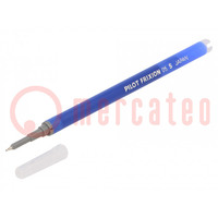Ball pen refill; blue; 0.5mm; FRIXION