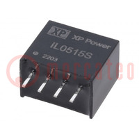 Converter: DC/DC; 2W; Uin: 5V; Uout: 15VDC; Iout: 132mA; SIP; THT; IL
