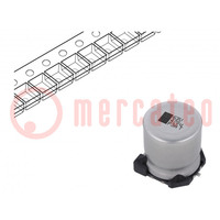 Capacitor: electrolytic; SMD; 470uF; 63VDC; 16x16x16mm; ±20%; 5000h