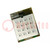 16-gombos matrica-klaviatúra modul 4x4; PIN: 2x5