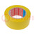 Tape: markerend; geel; L: 33m; W: 50mm; zelfklevend; Thk: 180um; 200%