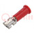 Terminal: flat; 4.8mm; 0.5mm; female; crimped; for cable; insulated