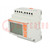 Meter: network parameters; for DIN rail mounting; LCD; DMG; 1A,5A