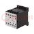 Contactor: 3-pole; NO x3; Auxiliary contacts: NO; 12VDC; 9A; BG